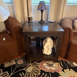 Heavy Solid Wood Coffee & Side Table Set – Dark Espresso Finish