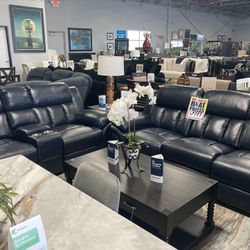 Leather Sofa Loveseat 💙🙌🏼 $1,899