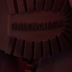 Balenciaga Brown Boots 