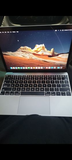 MacBook retina display 12 in 8 GB ram 250 GB hard drive with charger
