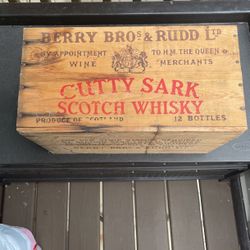 Vintage Whiskey Crate