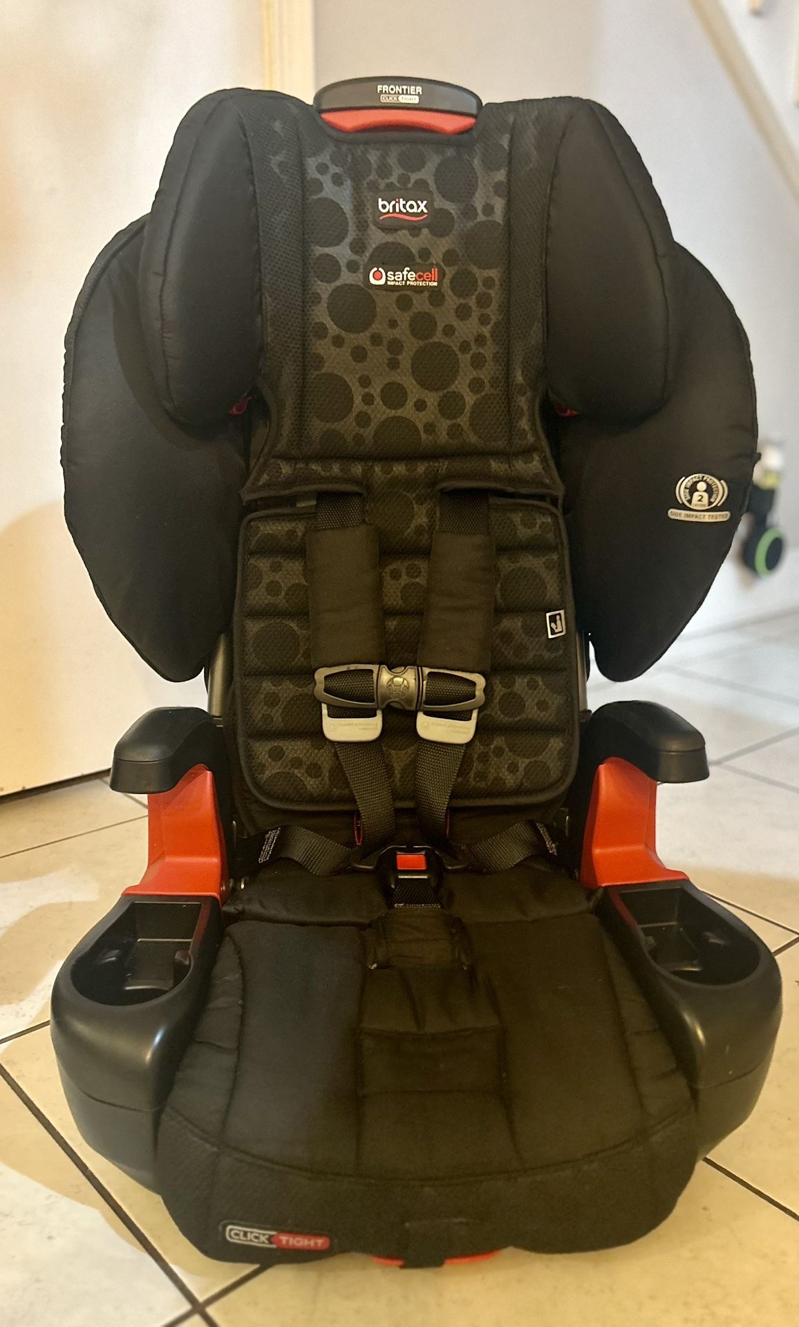 Britax Frontier ClickTight Harness-2-Booster car seat.