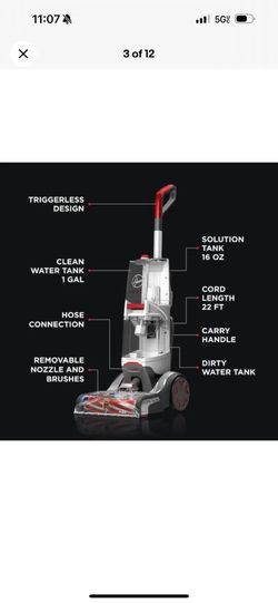 Hoover Professional Series SmartWash Advanced Automatic Carpet Cleaner 