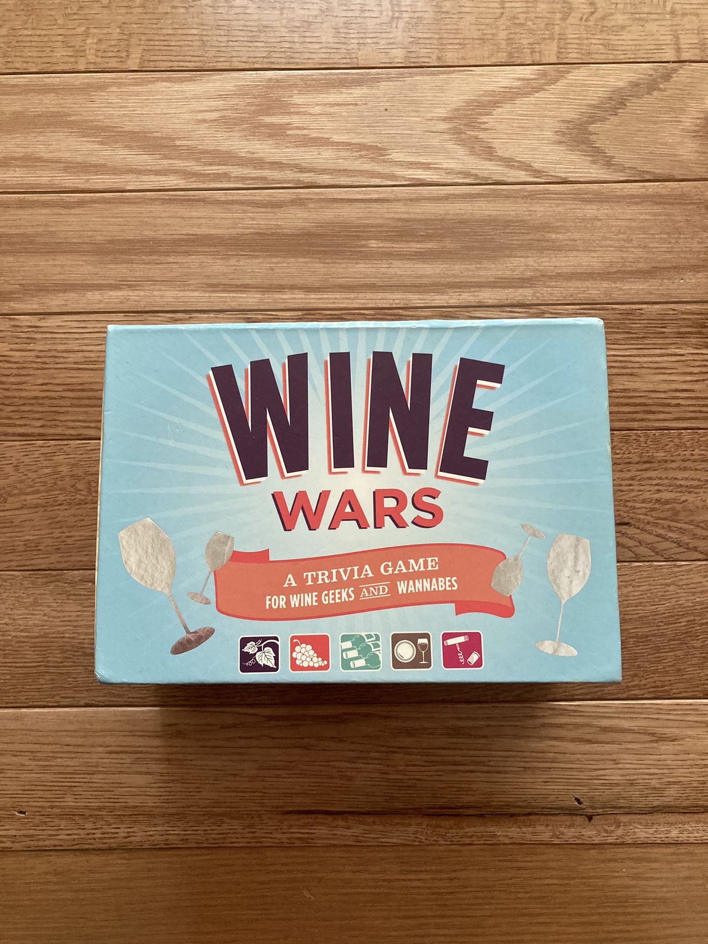 Wine Wars Trivia Game For Wine Geeks And Wannabes NWT 2009 Family Friendly Game
