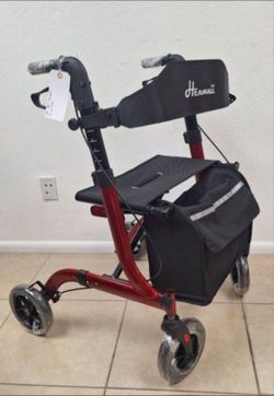 Rollator Walker for Seniors, Lightweight Foldable All Terrain