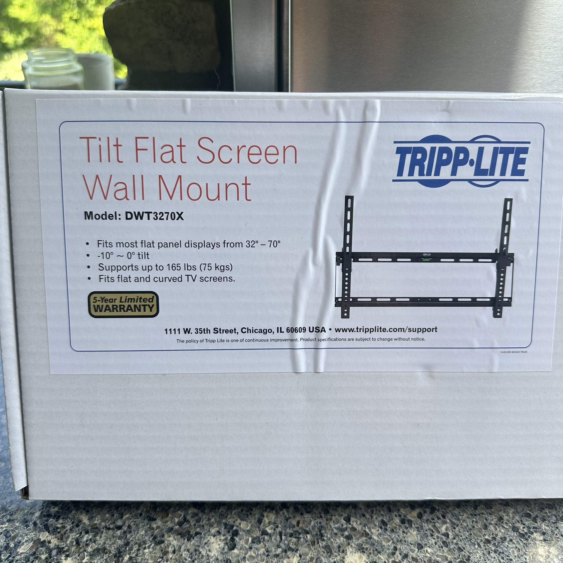 Brand New In Box!! Tilt Flat Screen Wall Mount