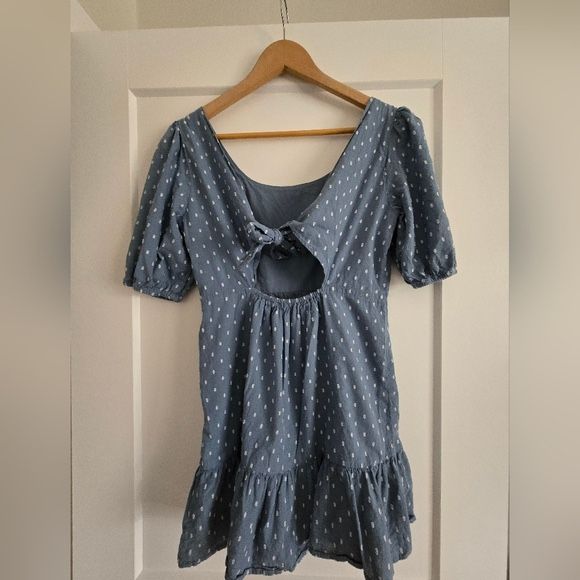 LOFT 2p 140923 Blue Dress 