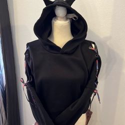 Custom Crop Top Hoodie women’s S/M