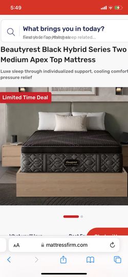Beautyrest black hybrid series 2 medium pillow top king size