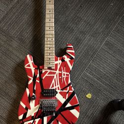 Left Handed Eddie Van Halen Guitar 