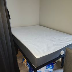 Full Size Memory Foam Mattress and Frame