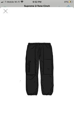 Supreme 2 tone cinch pants Large