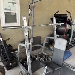 Garage Gym set Up 