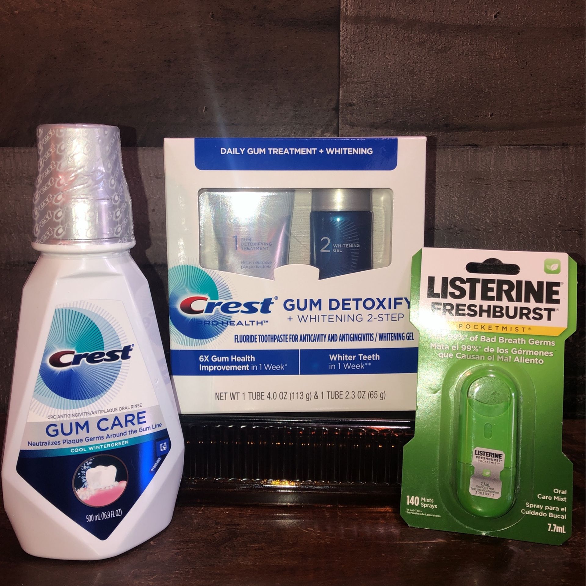 Brand New! 🦷   Crest & Listerine - Dental Care Products (((PENDING PICK UP TODAY)))