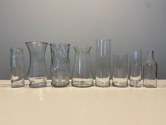 Assorted Glass Vases