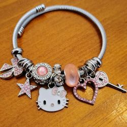 Hello Kitty Pink Valentine Bracelet.  