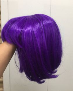 Gorgeous Purple Women's Wig 💜 • Halloween Costume •