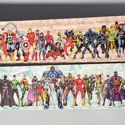 MARVEL & DC CANVAS WALL ART