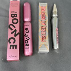 Precisely my brow wax and bounce mascara