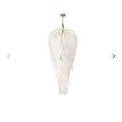 NEW ArtCraft Alessia 60” Gold Foyer Chandelier – Retail $3,000
