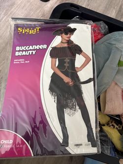 Girls pirate costume size 14-16