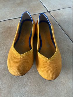Rothy mustard yellow size 8 flats