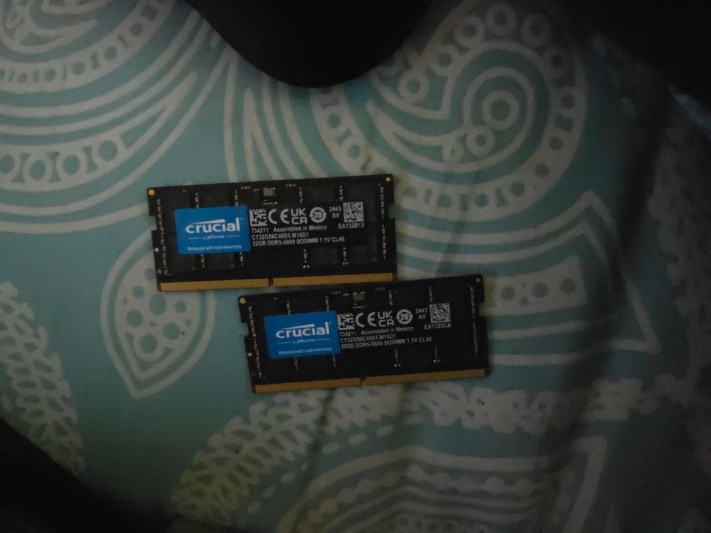 64GB DDR5 5600 Laptop RAM 2x32