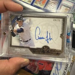 Aaron Judge Rookie On Card Auto