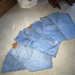 Levi & Abercrombie jeans