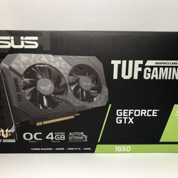 ASUS TUF Gaming GeForce GTX 1650 OC Edition Graphics Video Card GPU - NEW