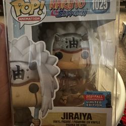 RARE! Funko Pop! Animation Jiraiya #1025 Naruto Shippuden Fall Con 