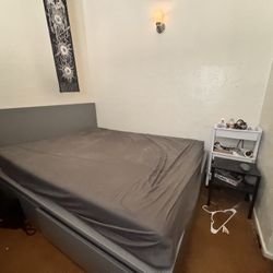 Ikea Bed Frame and Pull out dressers.