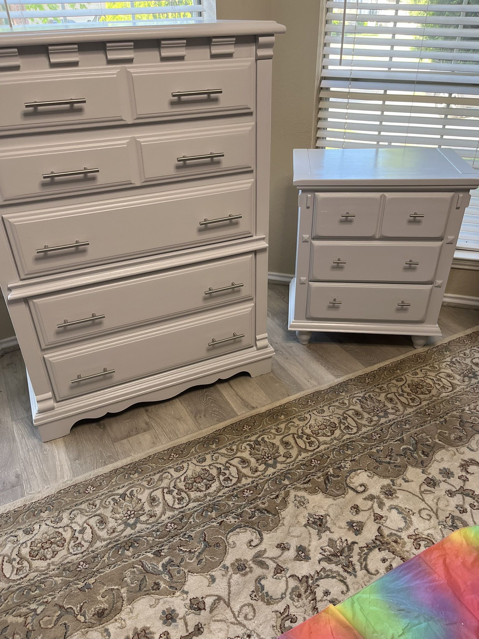 Tallboy Dresser With Smaller Dresser/oversized Nightstand.