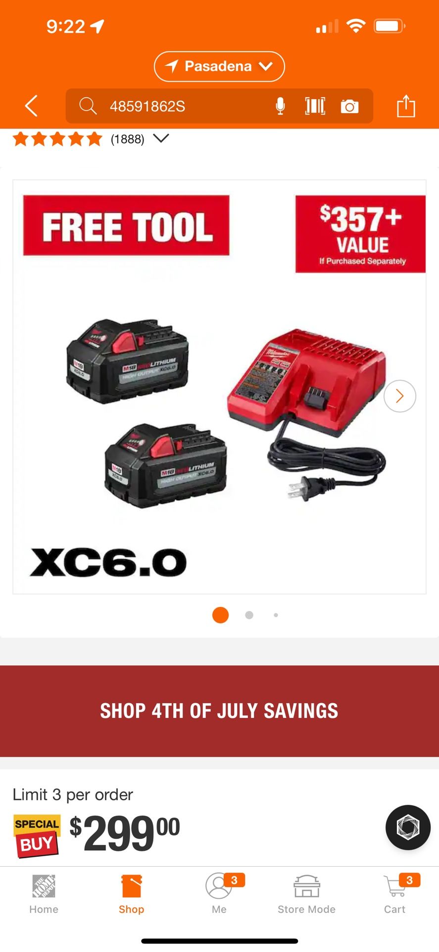 Milwaukee Battery Pack & Charger