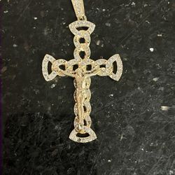 14k Gold Crucifix #109343-1 MGC 