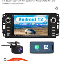 Brand New Car Stereo System With 7 Inch Screen Android 12 Car Play GPS