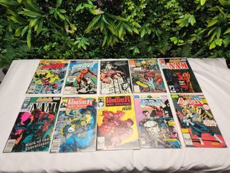 Marvel Punisher & Daredevil Comic Book Lot (10) – Annuals, War Journal, The 'Nam, Ghost Rider