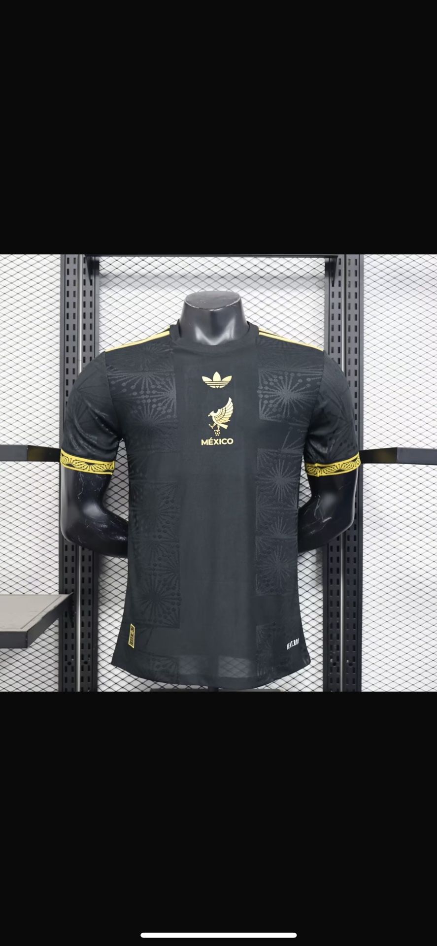 Black Mexico Jersey / Player Version.