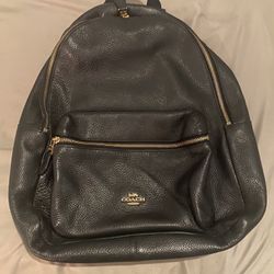 Black Coach Backpack Excellent Condition