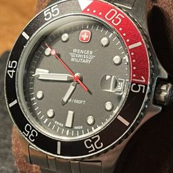 WENGER Swiss Military Alpine SS Diver Coke Bezel