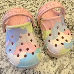 Kids Crocs C6 – Pastel Rainbow – Excellent Condition – Pembroke Pines