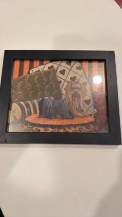 Home interior Yorkshire Terrier picture