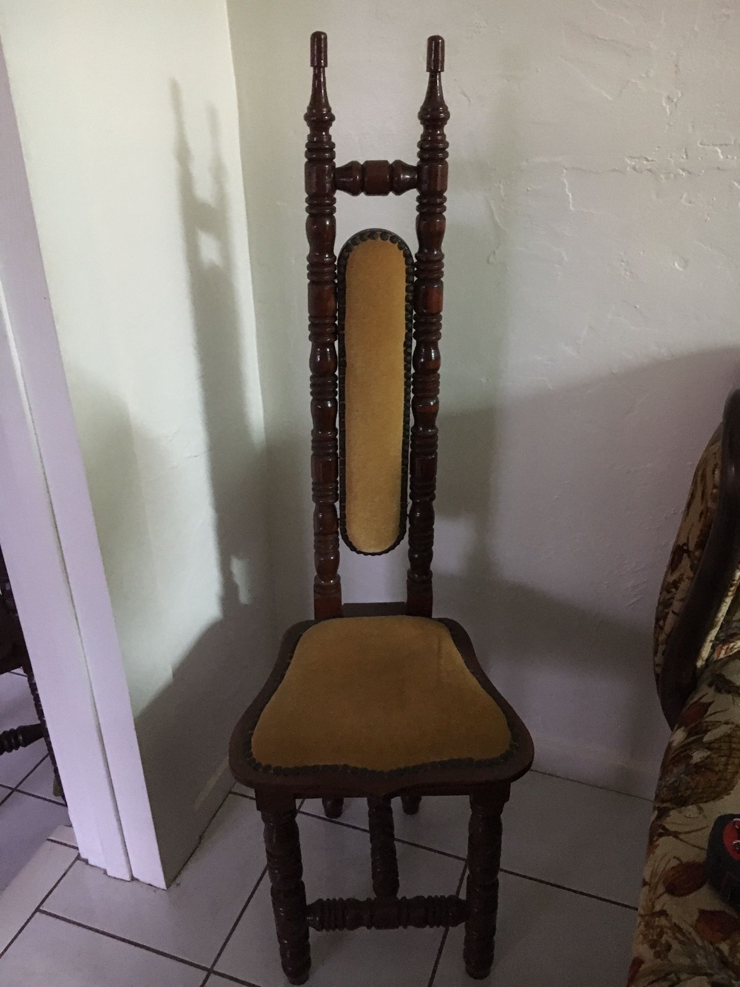 Vintage Mexican prayer chairs