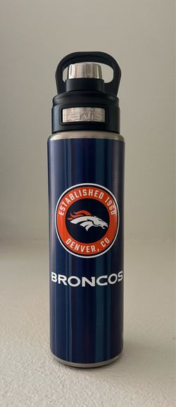 Fanatics Tervis Denver Broncos 24 oz Wide Mouth Hand wash Only Brand New Never Used