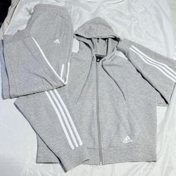 Adidas Tracksuit Set – Hoodie + Joggers (Women’s M) – Like New