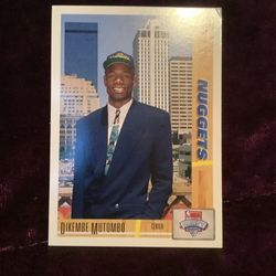 Dikembe Mutombo Rookie Card