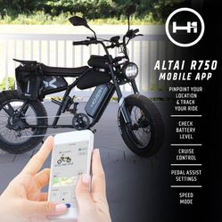 Hover-1 Pro Series Altai R500/R750 Electric Bicycle with 28 mph Max Speed, 750W/500W Motor