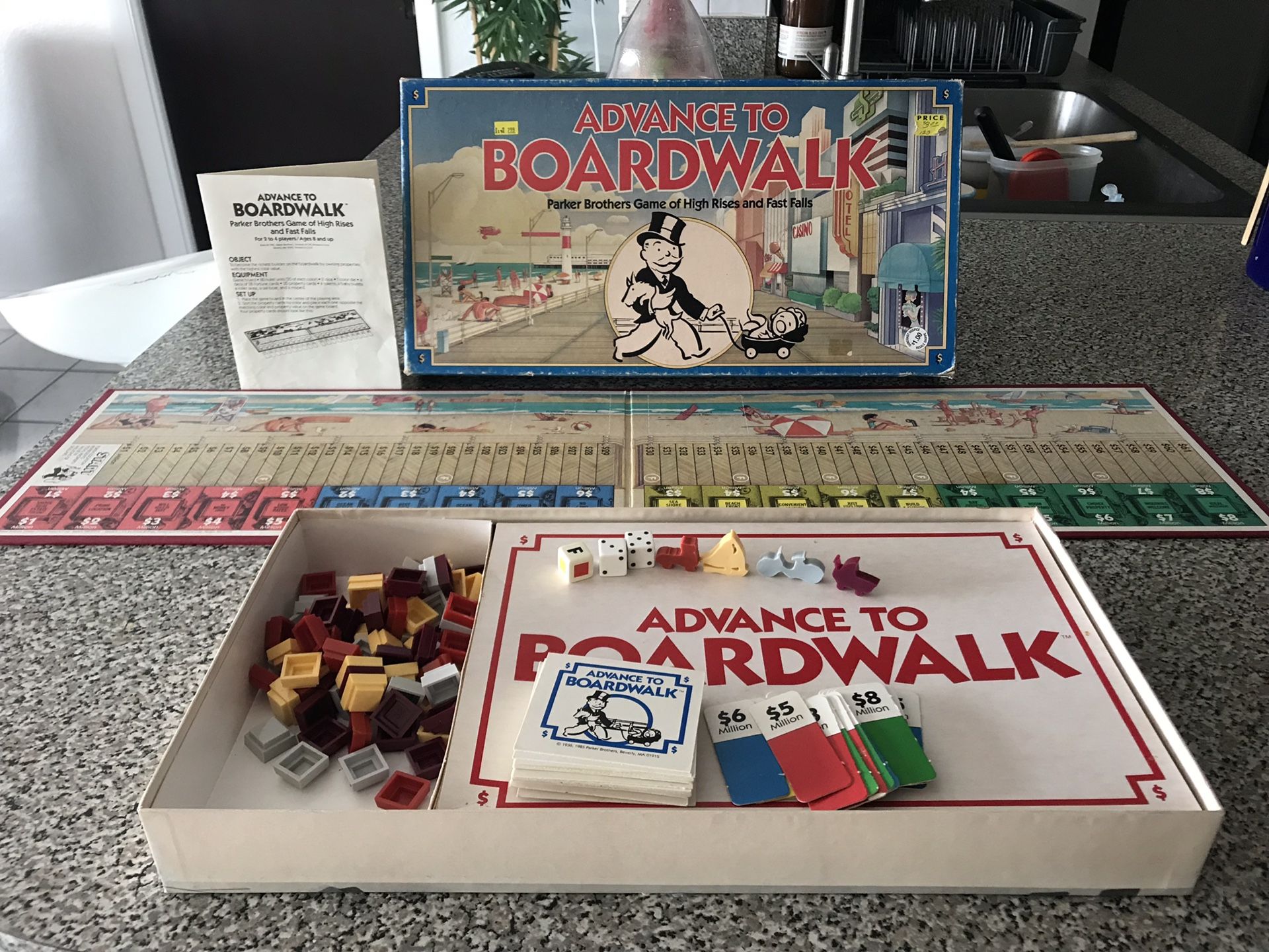 Boardwalk vintage game all pieces Complete