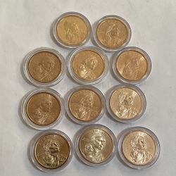 Uncirculated One Dollar Coins - Mixed Years
