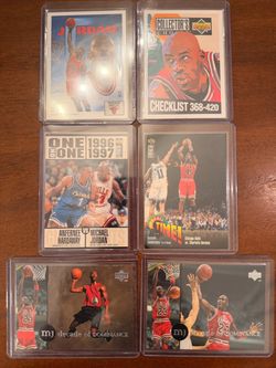 Michael Jordan Upper Deck Basketball Cards Lot of 6